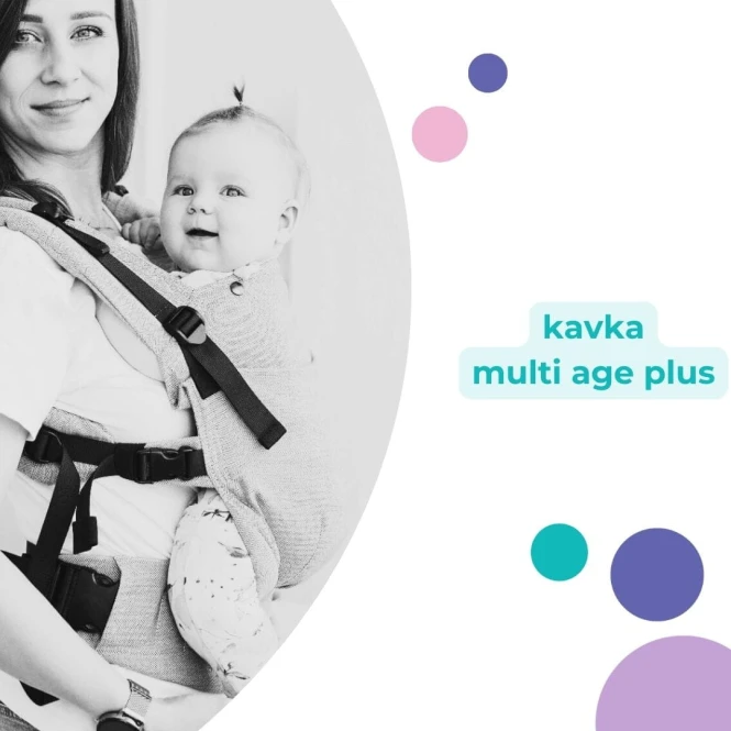 kavka mutli age PLUS  nosidełko ergonomiczne regulowane